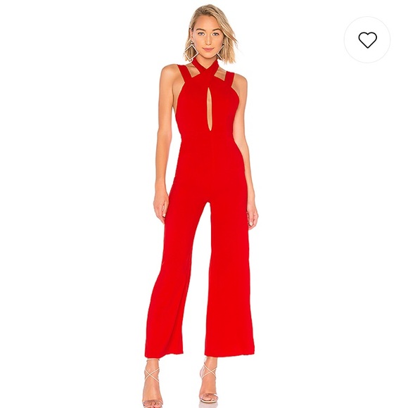 red jumpsuit revolve